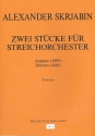 2 Stcke fr Streichorchester Stimmen