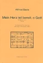 Mein Herz ist bereit o Gott fr Gesang, Flte (Violine) und Orgel Psalm 57,8-12