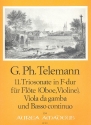 Triosonate F-Dur Nr.11 fr Flte (Vl,Ob), Vla da gamba (Vc) und Bc Stimmen