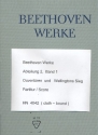 Beethoven Werke Abteilung 2 Band 1 Ouvertren und Wellingtons Sieg Partitur
