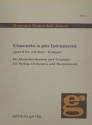 Concerto a piu istrumenti E-Dur op.6,2 fur Streichorchester und Cembalo Partitur