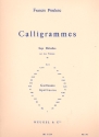 Calligrammes pour voix moyenne et piano