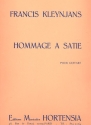 Hommage  Satie pour guitare