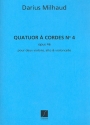 Quatuor  cordes no.4 op.46 partition et parties