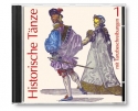 Historische Tnze 1 mit Tanzbeschriebungen CD