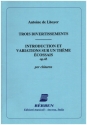 3 divertissements   et   introduction et variations sur un thme ecossais op.43 per chitarra