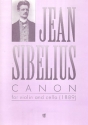 Canon (1889) for violin and cello