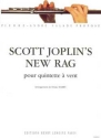 Scott Joplin's new Rag pour quintette a vent partition et parties
