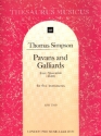 Pavans and galliards from opusculum for 5 instruments (1610)  2scores thesaurus musicus 60