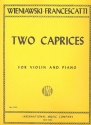 2 Caprices for violin and piano