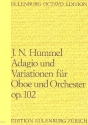 Adagio und Variationen op.102 fr Oboe und Orchester Partitur
