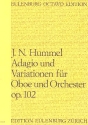 Adagio und Variationen op.102 fr Oboe und Orchester Partitur