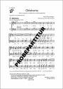OKLAHOMA Musicalquerschnitt f�r M�nnerchor mit Klavierbegleitung Chorpartitur (dt/en)