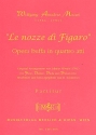 Le nozze di Figaro fr Flte und Streichtrio Studienpartitur