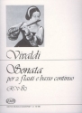 Sonate RV80 per 2 flauti e bc