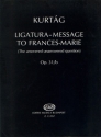 Ligatura-Message to Frances-Marie op.31b fr variable Streicher- besetzung,     Spielpartitur