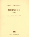Quintett G-Dur fr Klavier und Streichquartett Stimmen