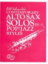 Contemporary Alto Sax Solos in Pop Jazz Styles (+CD)
