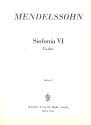 Sinfonia Es-Dur Nr.6 fr Streichorchester Violine 1