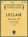 Sonata D major no.3 for violin and piano