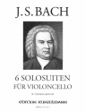 6 Solosuiten fr Violoncello zweifarbige Ausgabe