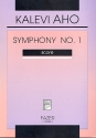 Symphony 1 for orchestra score