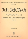 Liebster Jesu mein Verlangen Kantate Nr.32 BWV32 Violine 2