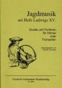 Jagdmusik am Hofe Ludwigs XV. für 2 Hörner (Trompeten) Spielpartitur