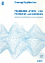 Folklore-Fibel (+CD) 14 Studien mit Melodien aus 6 Lndern fr Freebass-Akkordeon