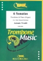 6 Sonatas for trombone and piano (organ) Mortimer, J.G., arr.