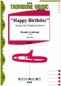 Happy birthday fantasy for trombone quartet score and parts