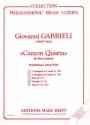 Canzon quarta fr Brassquintett Partitur und Stimmen