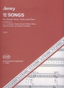 12 SONGS FOR FEMALE VOICE, VIOLIN AND PIANO      SCORE (EN)