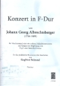 Konzert F-Dur fr Maultrommel, Gitarre und Streichorchester Partitur