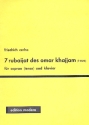 10 rubaijat des Omar Khajjam fr Sopran (Tenor) und Klavier