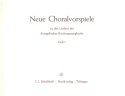 Neue Choralvorspiele zum EG Band 1 fr (Gesangbuch Nr.1-53)
