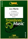 AVE MARIA FOR 4 TROMBONES SCORE+PARTS MORTIMER, J.G., ARR.