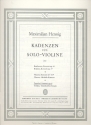 Kadenzen zum Violinkonzert op.6 fr Violine solo Hennig, Maximilan, Komponist