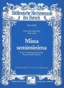 Missa semiminima fr 8 Singstimmen, Streicher, Posaune und Bc Partitur (=Orgel)