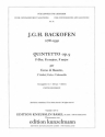 Quintett F-Dur op.9 für Bassetthorn und Strichquartett Stimmen