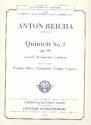Quintett a-moll op.91,2 fr Flte, Oboe, Klarinette, Horn und Fagott Stimmen