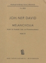 Melancholia, op.53 für Viola und Kammerorchester Partitur