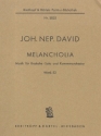 Melancholia, op.53 fr Viola und Kammerorchester Partitur