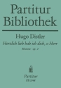 Herzlich lieb hab ich dich f�r gem Chor Partitur (dt)