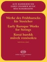 Werke des Frhbarock Trios und Quartette fr Streicher mit Bc Partitur und Stimmen