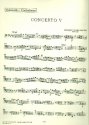 Concerto grosso B-Dur op.6,5 fr 2 Violinen, Violoncello, Streicher und Bc Cello / Bass
