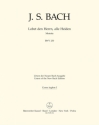 Lobet den Herrn, alle Heiden Motette Nr. 6 (BWV230) fr SATB Chor Englischhorn 1