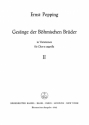 Gesnge der bhmischen Brder Heft 2 fr SATB Chor Partitur (dt)