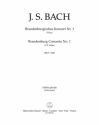 BRANDENBURGISCHES KONZERT F-DUR NR.1 BWV1046 FUER ORCHESTER VIOLINO PICCOLO (GRIFFNOTATION)