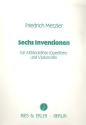 6 Inventionen fr Altblockflte und Violoncello